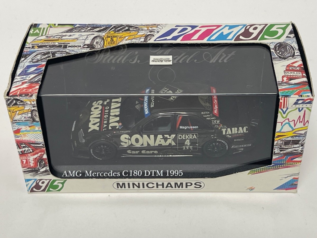 1/43 Minichamps Mercedes AMG C180 1995 DTM, J.Magnussen Car #4