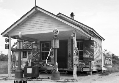 Buildings & Architecture/1939 GRANVILLE COUNTY NC. GAS STATION/4x6 B&W Photo Rt.