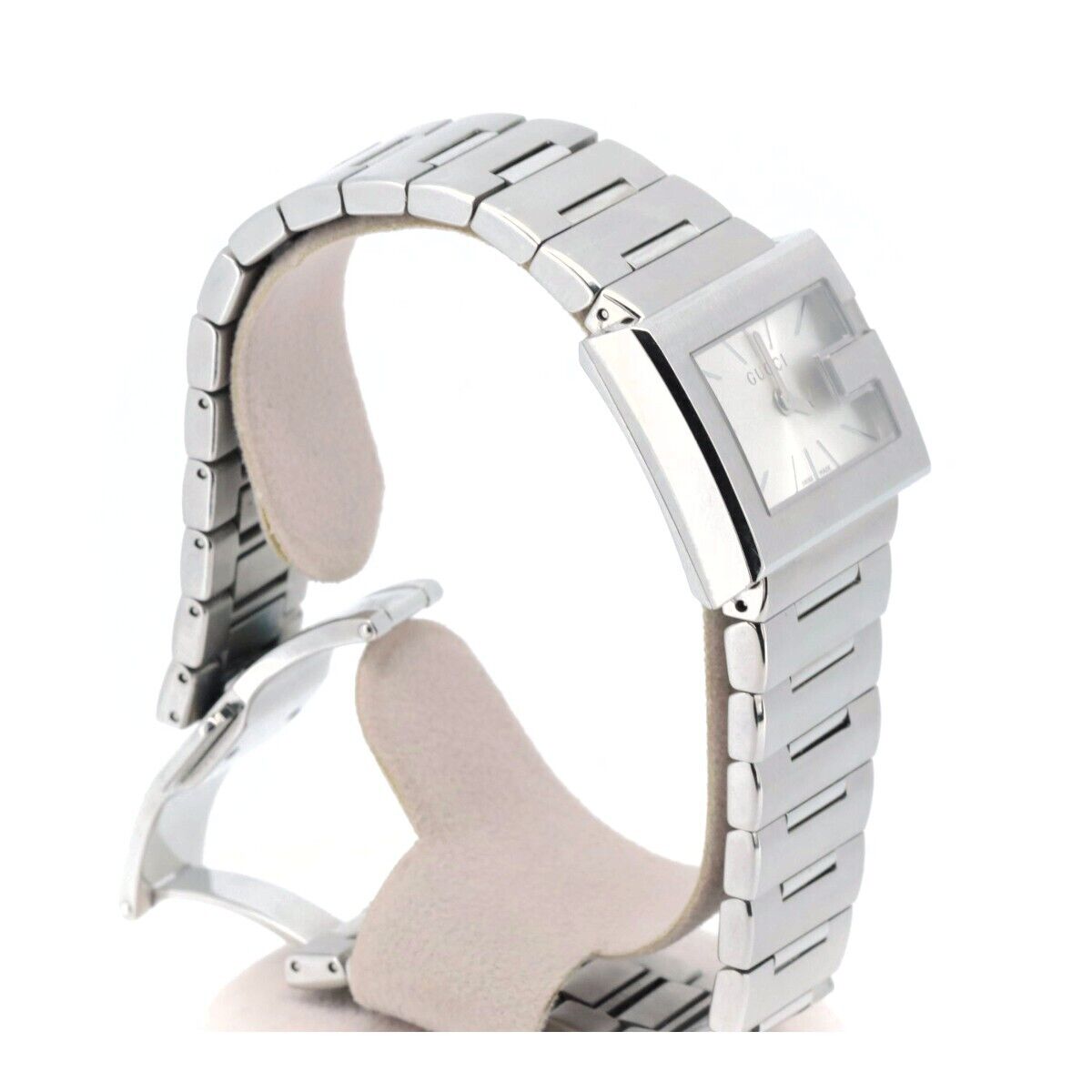 GUCCI G Timeless Rectangle YA100520 Women's Watch Quartz Silver
