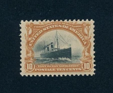 drbobstamps US Scott #299 Mint Lightly Hinged Stamp Cat $115