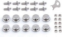 10X Tenax Set Oberteil Edelstahl Gewindeschraube M5 Cabrio Persenning Plane Boot