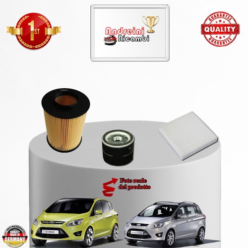 Kit Tagliando Ford 1.6 TDCi Kit Tagliando Ford Motorcraft Per Focus 3, C-Max 2 1.6 TDCi Dal 2011 - 3 Filtri 5 Litri Olio Tagliando C-Max 2 2011 - Foto 6
