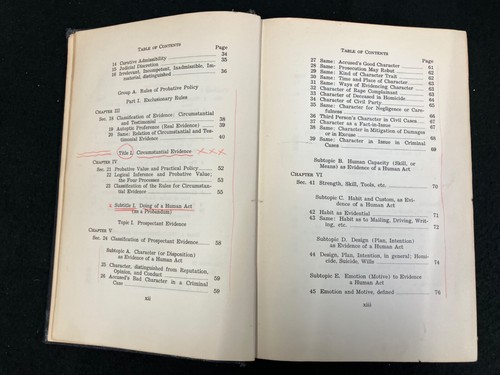 1935 WIGMORE ON EVIDENCE STUDENTS’ TEXTBOOK BY JOHN WIGMORE - Picture 5 of 10