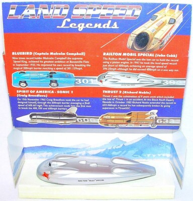 Lledo Days Gone 1:100 LAND SPEED LEGENDS John Cobb RAILTON 1947 MIB`90