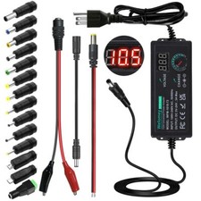 Universal Power Supply Adapter 3V-24V 3A Adjustable AC/DC 14 Tips
