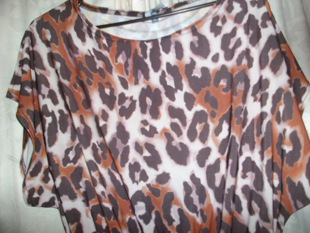 Animal Print Dress Size 10 Peacocks BNWT eBay