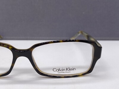 Calvin Klein Eyeglasses Men Women Rectangular Brown Plastic CK 692