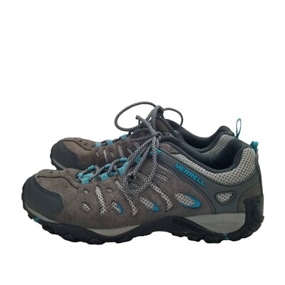 Merrell Womens 9 Crosslander 2 Hiking Shoes Outdoor Work Charcoal