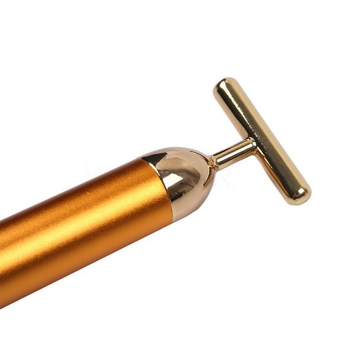 24K Gold Beauty Bar Wrinkle Facial Roller Massager Skincare Lifting Vibration UK - Picture 8 of 11