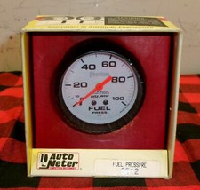 Auto Meter Phantom Fuel Pressure 0-100 Psi Analog Gauge 5812