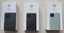 GENUINE GOOGLE PIXEL 5 5G EMPTY BOX WITH / WITHOUT ACCESSORIES BLACK /SORTA SAGE