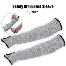 1/2/3 Pair Safety Arm Sleeve Anti Cut Puncture Proof Protective Safety Gloves