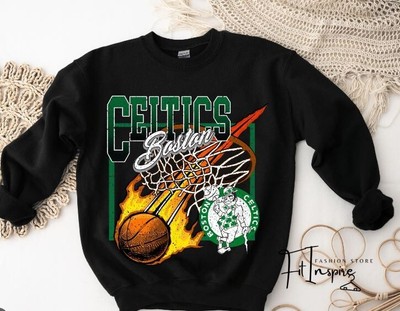 Boston Celtics Graphic Black Sweatshirt Unisex Men Women S-5XL KV10213