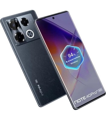 Infinix Note 40 Pro+ 5G Factory Unlocked 12GB RAM 256GB GLOBAL ROM- Black