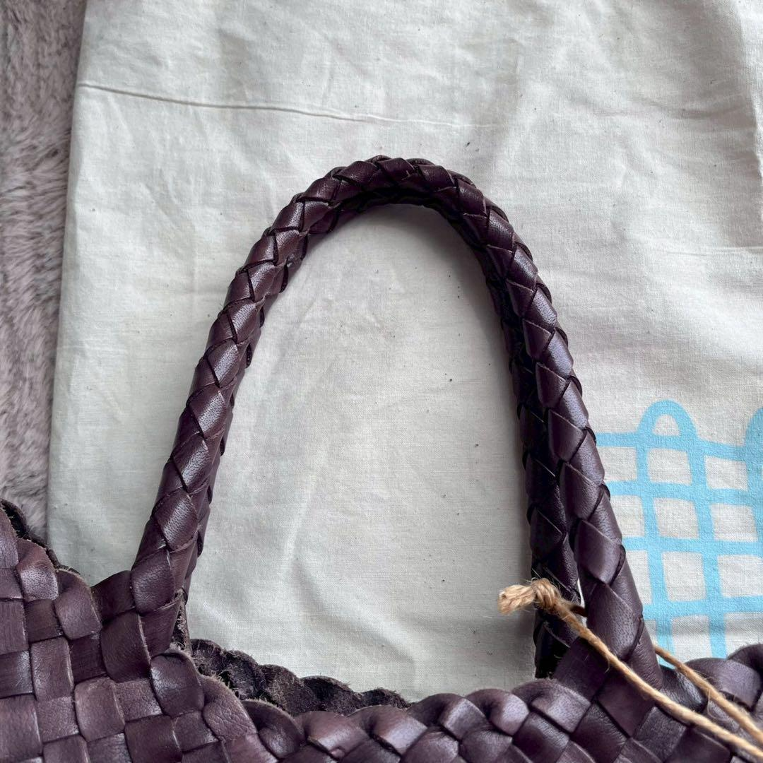 Dragon Diffusion Tote Hand Bag 8893 Leather Intrecciato