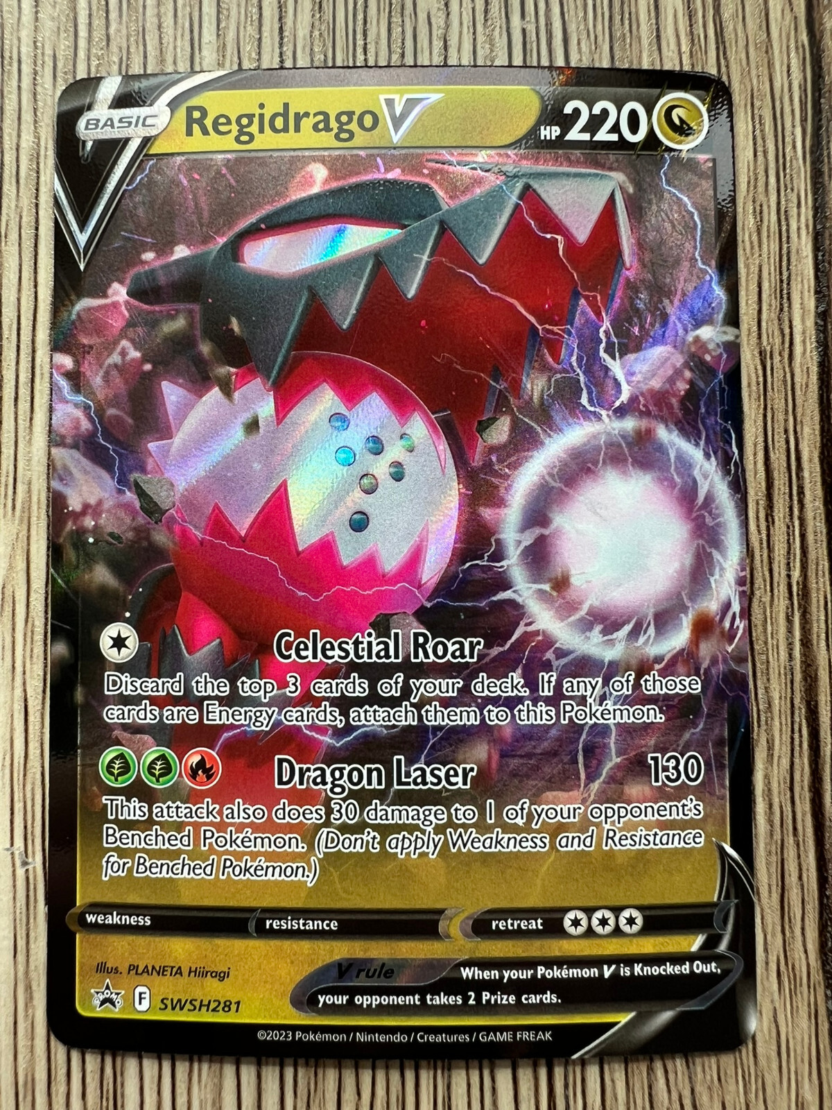 Pokémon TCG - Regidrago V, Sword & Shield Promo, SWSH281, Black Star Promo