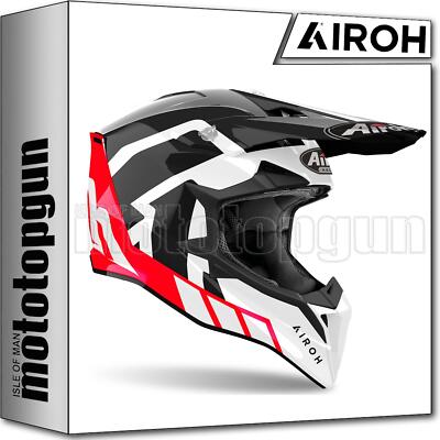 AIROH HELMET CROSS MOTORBIKE WRR55 WRAAAP RELOADED RED GLOSS SZ. XL