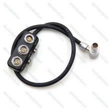 RS 3 pin male to RS 3-pin female and 0B 2pin female power out power way splitter