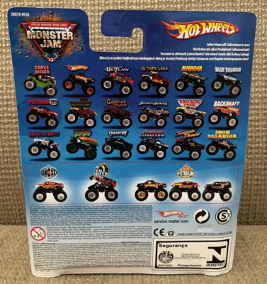 HOT WHEELS MONSTER JAM 1/64 MAXIMUM DESTRUCTION MAX-D 8/70 K4829