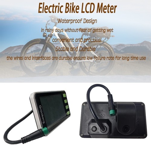 Grunberg C500 36V Electric bike LCD Display EBike Conversion kit E BIKE Meter - Picture 10 of 10