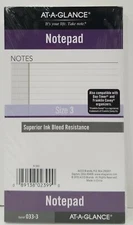 AT-A-GLANCE Day Runner Notepad, Topbound, Portable Size, 3 3/4" x 6 3/4