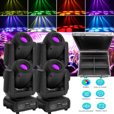 4x150W 5Prism 8Gobo Moving Head DMX dj Lichteffekt Spot Bühnenlicht Ostern