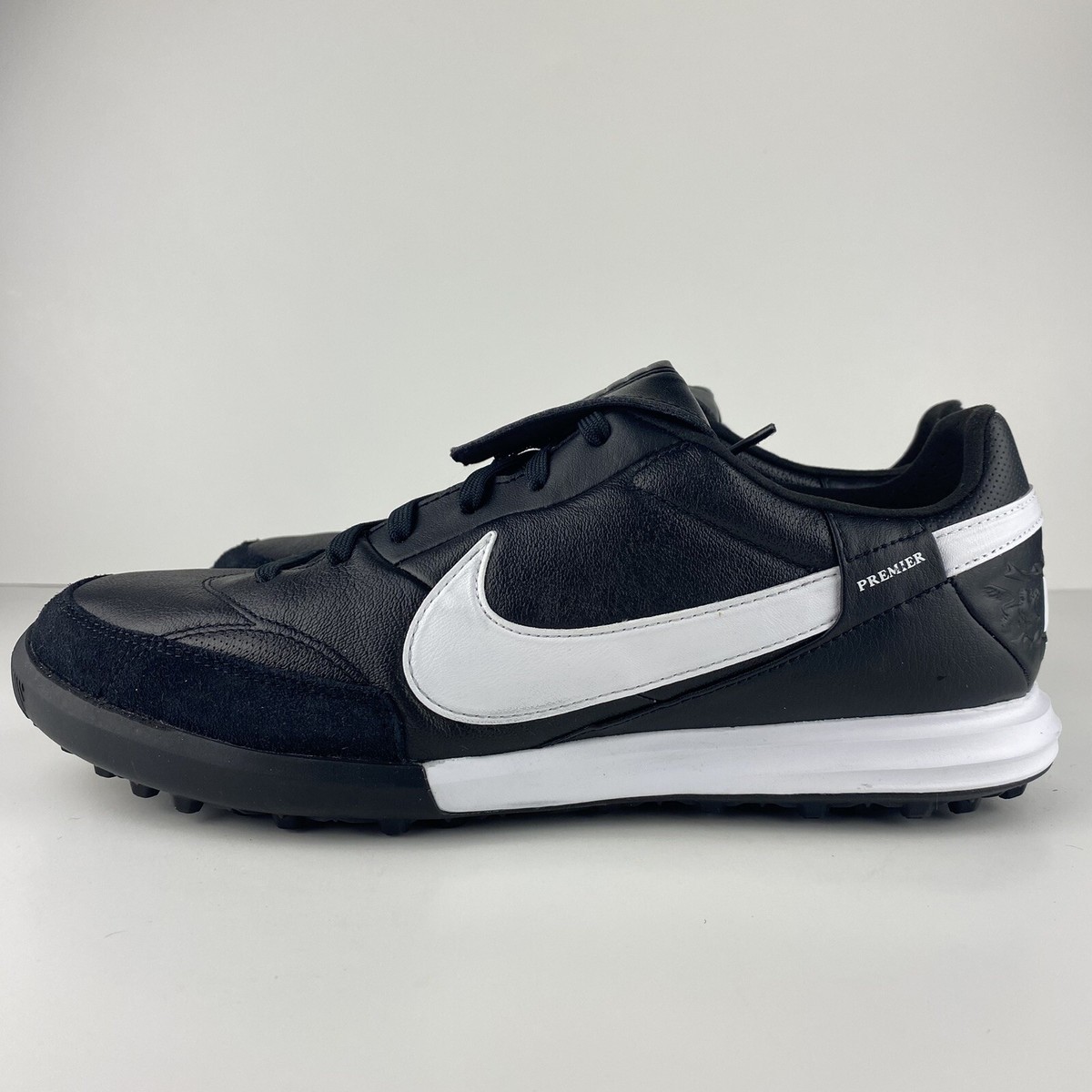 Nike The Premier III TF Turf Soccer Shoes Black White AT6178-010