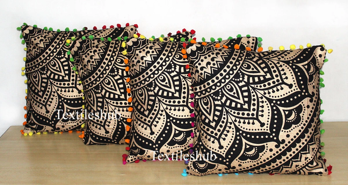 Gold cushion top covers ebay