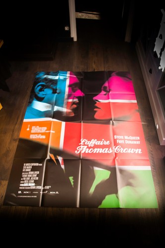 THE THOMAS CROWN AFFAIR (1968) - 2018 Reprint - Original Movie Poster – Large