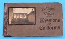 Antique Views Of The California Missions Postcard Album By Pacific Novelty Co.