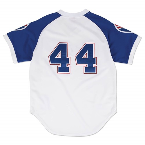 Hank Henry Aaron 1974 Atlanta Braves MITCHELL & NESS White Authentic Jersey - Picture 2 of 3