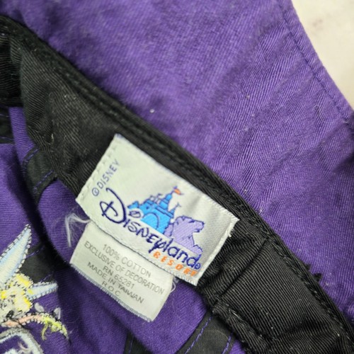 Disneyland Hut Mädchen Jugend lila Bucket 90er Y2K Sarah bestickt Tinker Bell - Bild 6 von 9