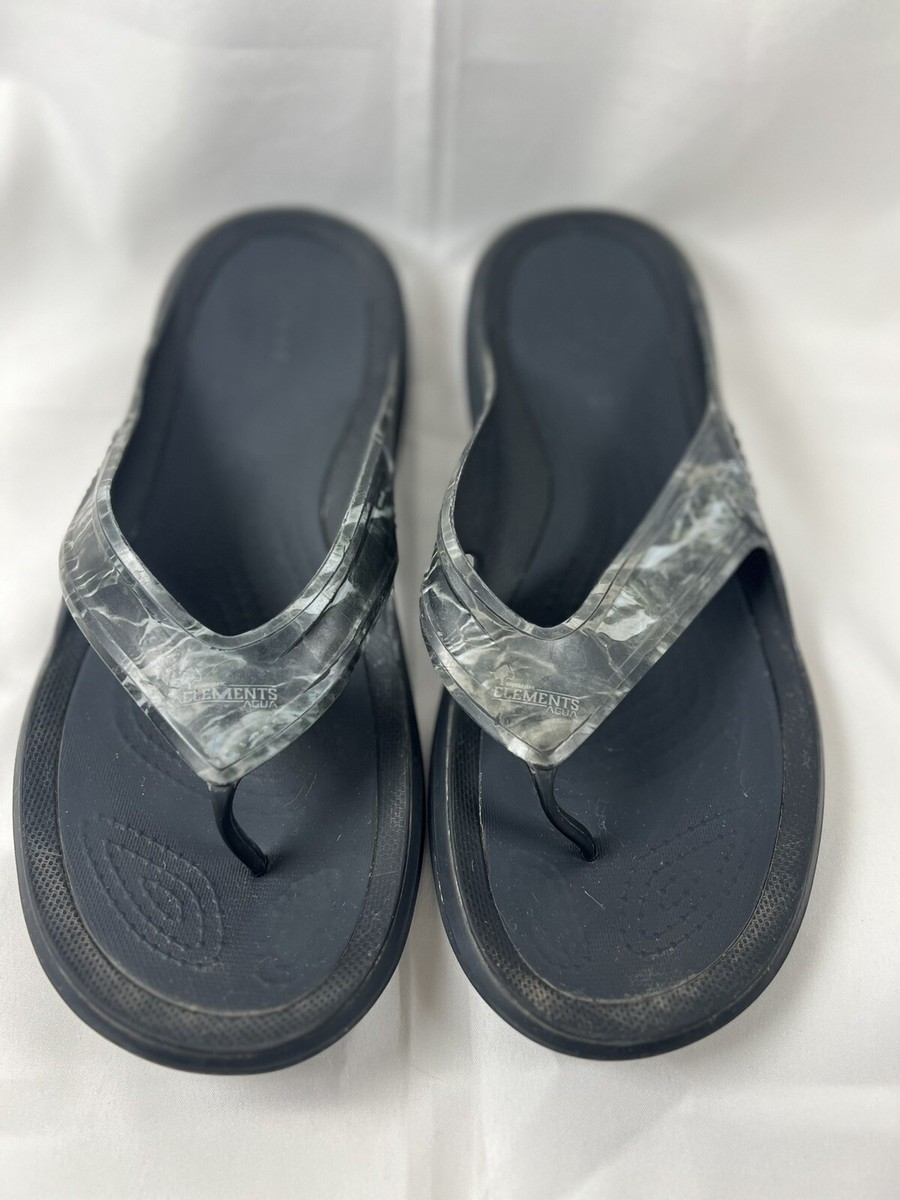 Crocs black and white camo swiftwater wave Elements Agua‎ flip flops Crocs Men main image 2
