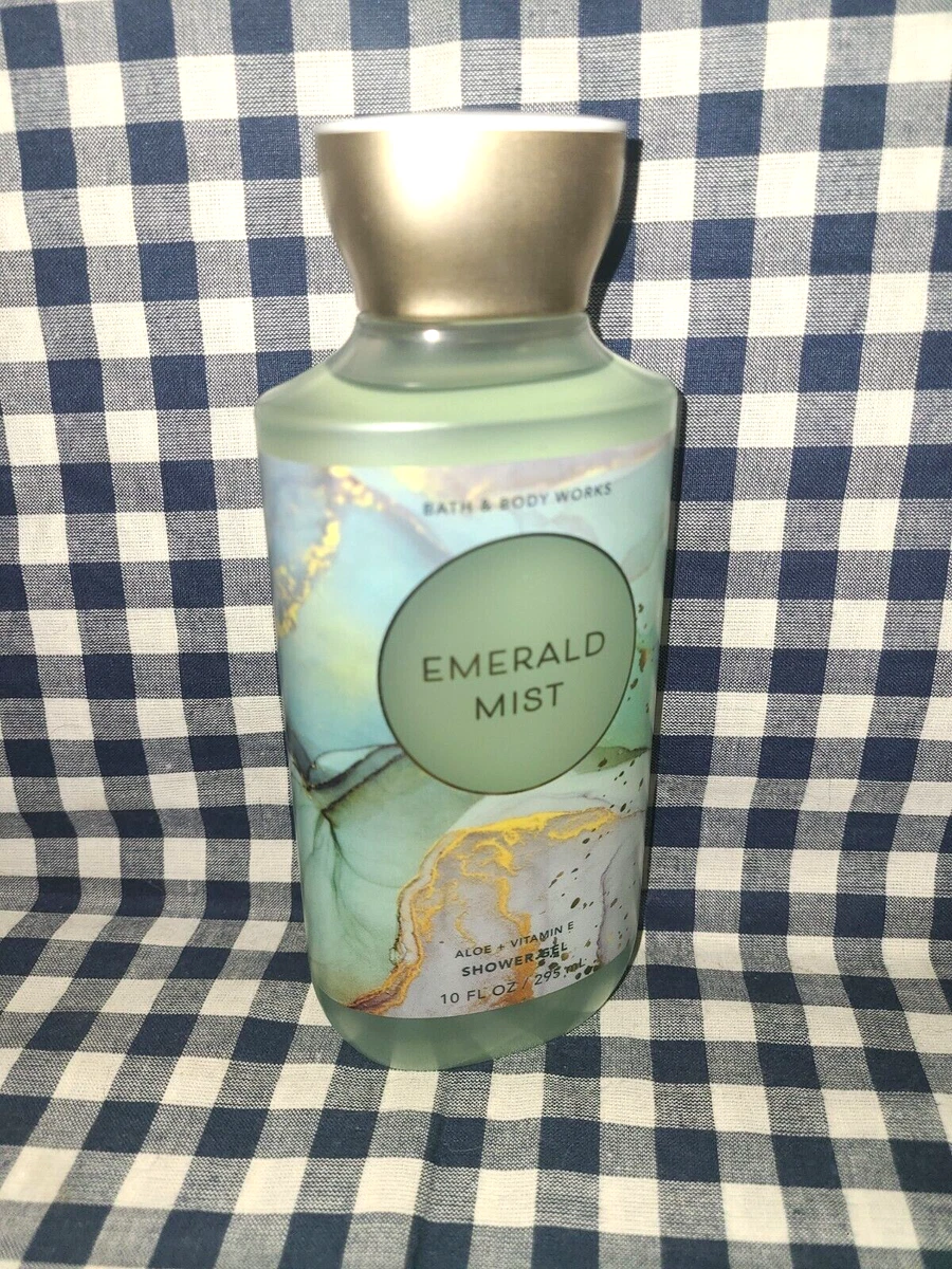 3 PK Bath & Body Works Emerald Mist Shower Gel 10 oz NEW Bath & body