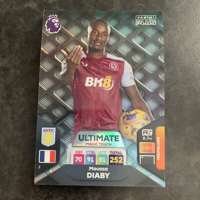 Panini Adrenalyn Plus 2024 Moussa Diaby ULTIMATE CARD RARE!