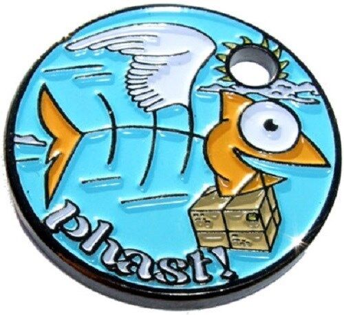 Phish Market Phast pathtag geocoin - New - trackable - Afbeelding 1 van 1