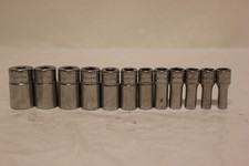 Snap On 112TMMSY 12pc 1/4" Dr 6pt Metric Flank Semi Socket Set 5-15mm J32
