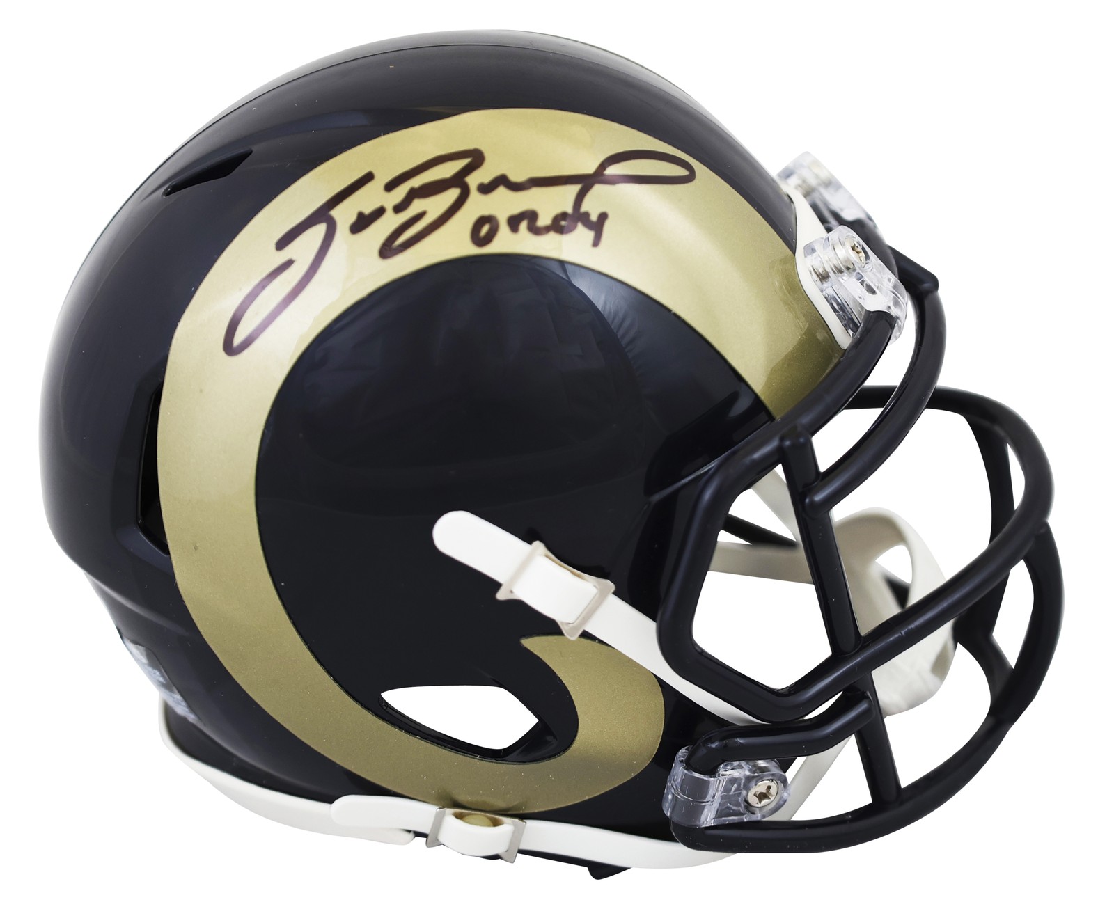 Sam Bradford Autographed Signed Los Angeles Rams Rams "2010 OROY" 2000-16 TB Speed Mini Helmet BAS Witnessed 