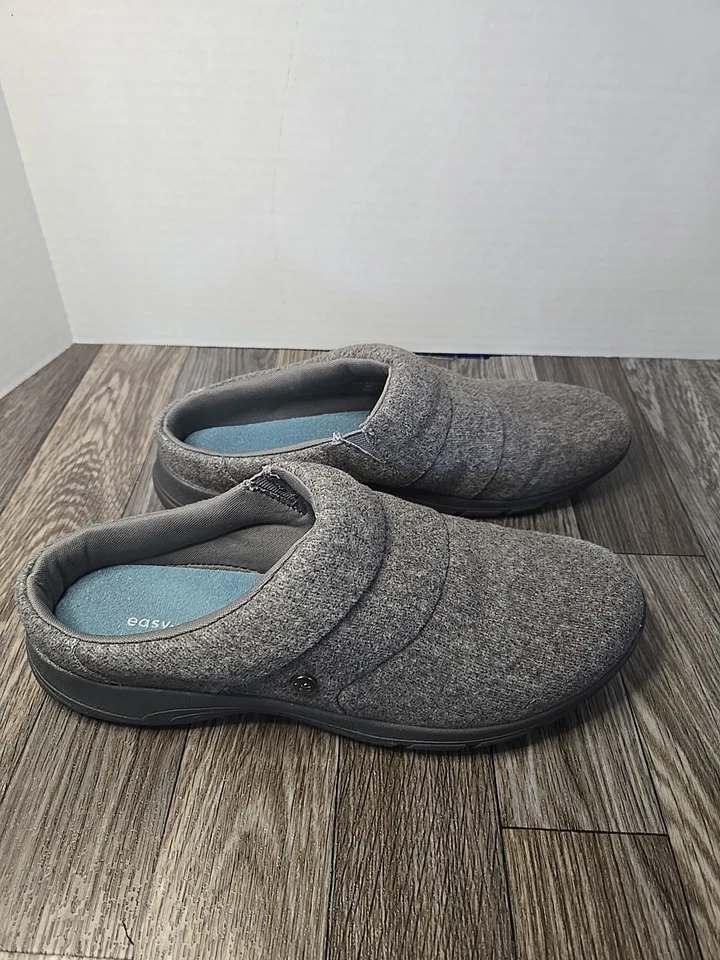 Easy Spirit Gray Women’s Pleated Mules - 9M - Image 3 of 4