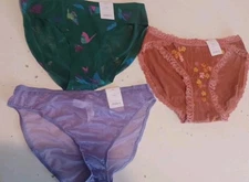 NEW Auden XS Bikini Panties LOT OF 3 UNDERWEAR  0528-3M