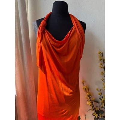 Saint Laurent Jersey Backless Halter Dress | eBay