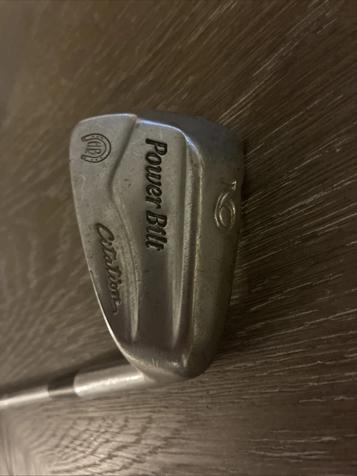Palos de golf Powerbilt Citation usados de colección hierro 9 Foto 2 de 4