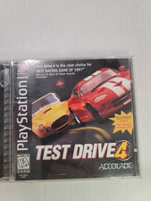 Test Drive 4 (Sony PlayStation 1, 1997) PS1 Complete with Manual