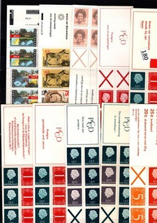 /// NETHERLANDS MNH 10 BOOKLETS ANIMALS ARCHITECTURE CULTURE