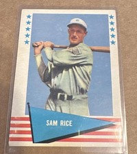 1961 Fleer Baseball Greats - Sam Rice #70