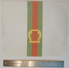 Toni Totes of Vermont Buckle Design 11" x 13" Painted Needlepoint Canvas