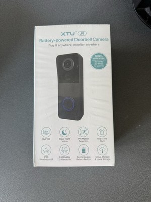 XTU Wireless WiFi Video Türklingel Kamera 2K HD Smart Video
