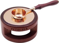 Wax Seal Warmer Melting Pot Wax Sealer Melting Furnace with Melting Spoon for