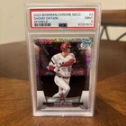 SHOHEI OHTANI 2023 Bowman Chrome NATIONAL SPARKLE REFRACTOR/99 PSA 9