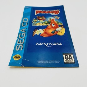 Puggsy Sega CD Instruction Manual Book Only Missing Back Cover Psygnosis Vintage